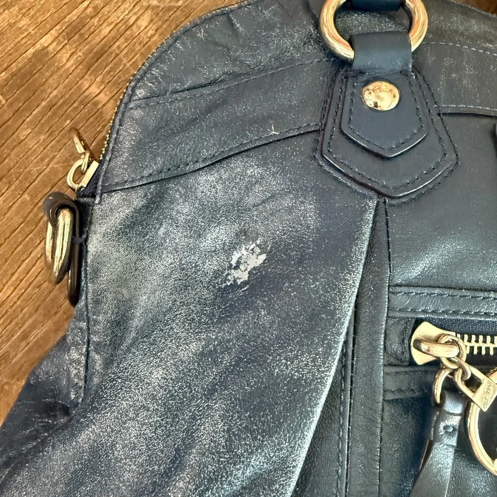 Vintage EUC Rare Coach Poppy Blue Shoulder Bag| Vintage Y2K Bag
